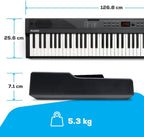 Digitalpiano 88 Tasten RECITALPLAY mit 480 Sounds USB MIDI Ständer Pedal Kopfhörer und Tasche