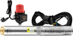 Tiefbrunnenpumpe Edelstahl 750 W 230 V 105 L/min 62 m Förderhöhe 3,5 Zoll