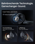 Open-Ear Knochenschall Sportkopfhörer OpenRun Pro 2 S820 Bluetooth 5.3 IP55 12 Stunden Lauf- und Trainingskopfhörer