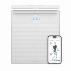 Vernetzte Personenwaage Körperzusammensetzung Body Scan WLAN BIA Körperfett Muskelmasse Wasseranteil EKG segmentale Analyse 6-Kanal