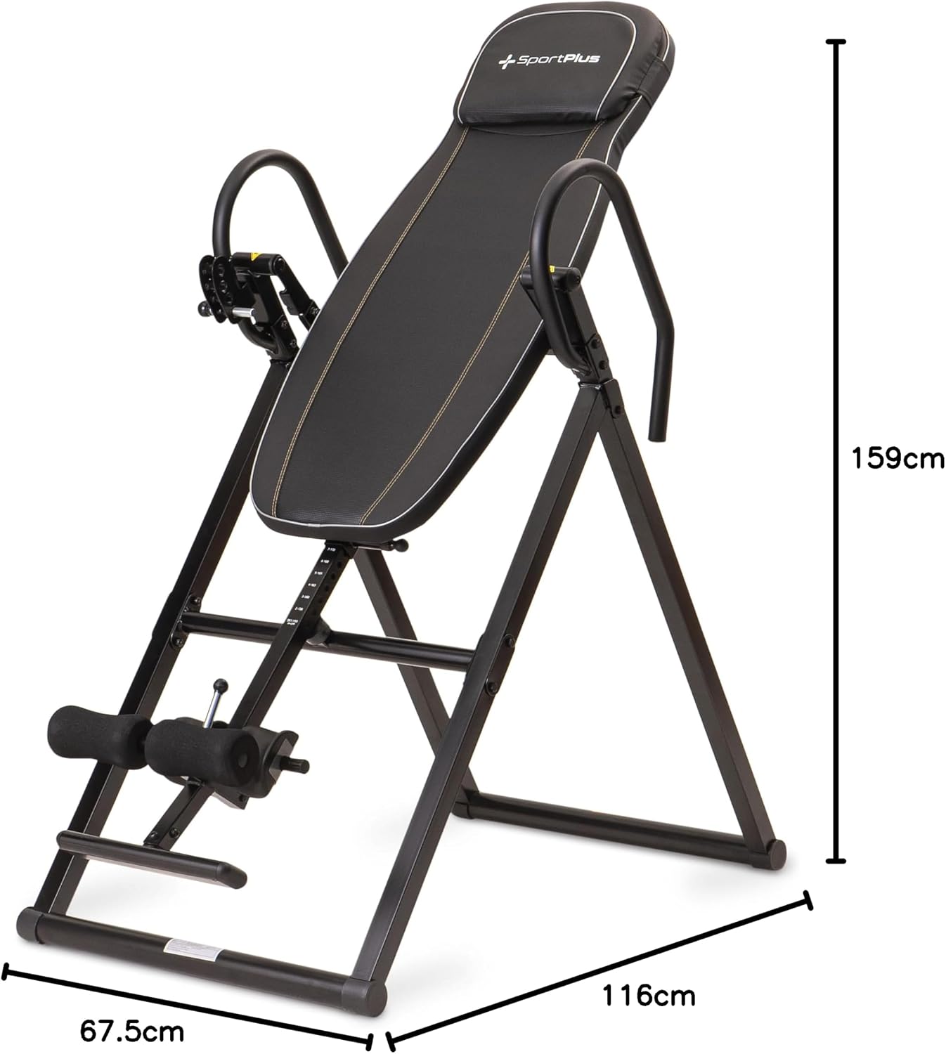 Inversionsbank klappbar SP-INV-1100-B Schwerkrafttrainer Rückenstrecker 4 Winkel bis 135 kg