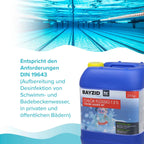 Pool Flüssigchlor SW538-2022 4 x 25 kg mit 13–15 % Aktivchlorgehalt