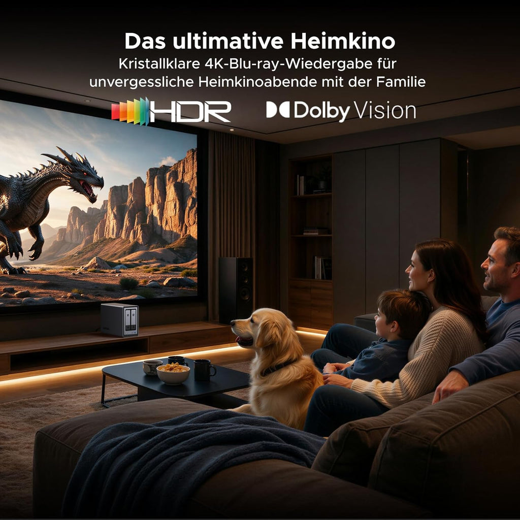 NAS Netzwerkspeicher 2-Bay DXP2800 Intel N100 8GB DDR5 2.5GbE 2x M.2 NVMe HDMI 4K ohne Festplatten