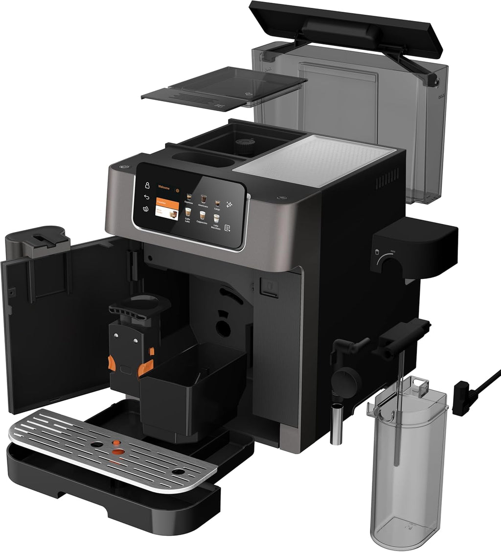 Kaffeevollautomat KVA 8230 18 Kaffeespezialitäten Cold Brew 19 Bar 1350 W externer Milchbehälter 2L Wassertank