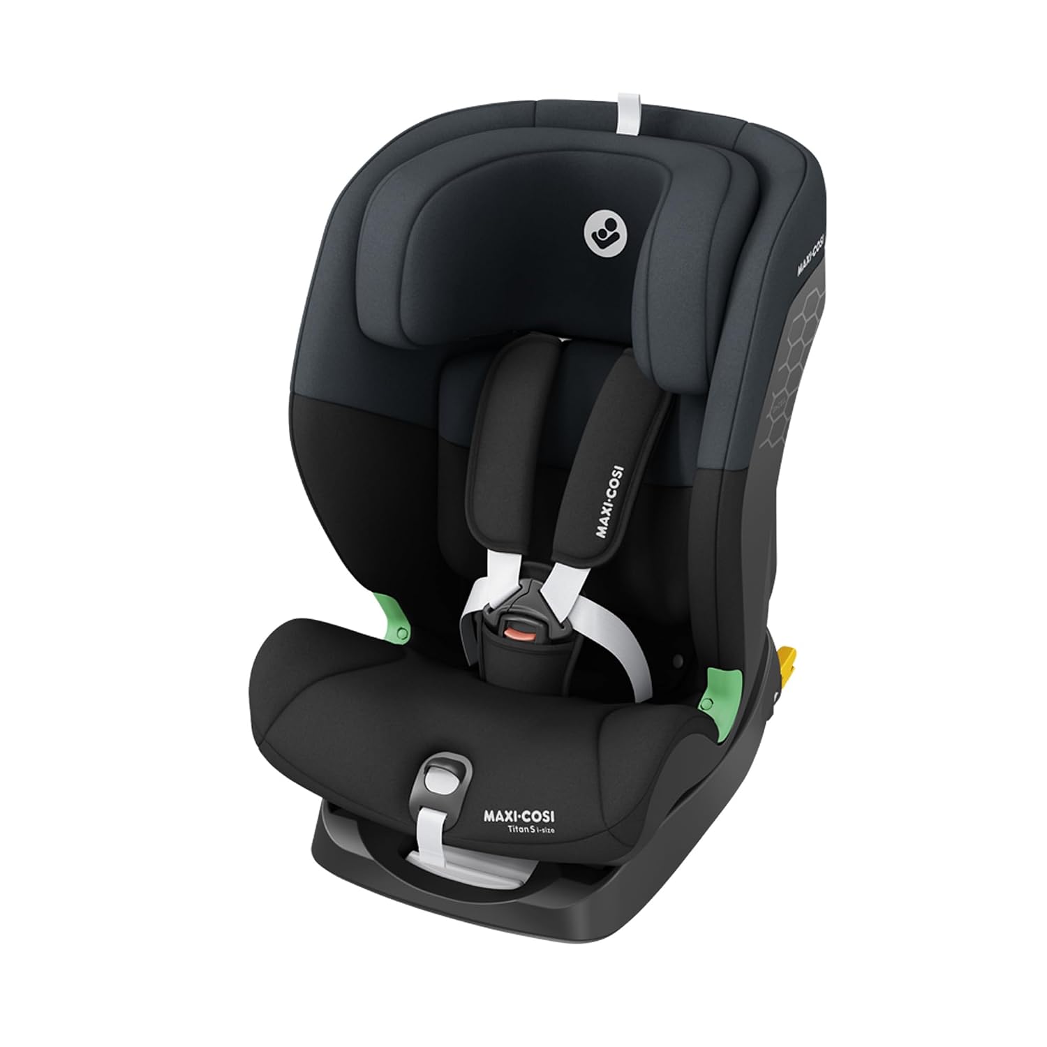 Kindersitz i-Size Titan S ISOFIX Gruppe 1/2/3 76–150 cm 15 Monate bis 12 Jahre 5 Sitzpositionen 5-Punkt-Gurt