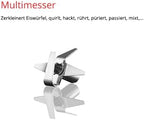 Stabmixer P 350 90880 300 W mit 2 Geschwindigkeitsstufen bis 22000 U/min und Edelstahlmesser