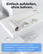 Klimaanlage mobil 13200 BTU A027C-14C 58 dB Timer Abluftschlauch 230V Fensterkit 42x36x88cm Entfeuchtung