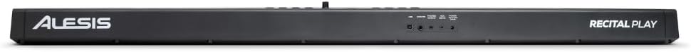 Digitalpiano 88 Tasten RECITALPLAY mit 480 Sounds USB MIDI Ständer Pedal Kopfhörer und Tasche