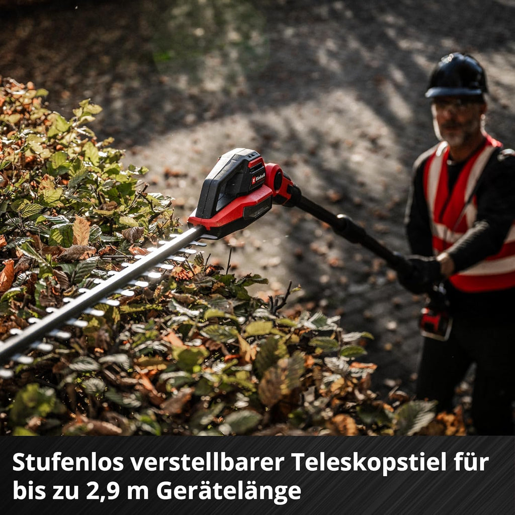 Akku Teleskop Heckenschere 18V 50 cm Schnittlänge 25 mm Zahnabstand GP-HH 18/50 Li T BL