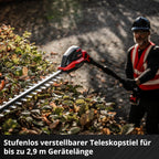 Akku Teleskop Heckenschere 18V 50 cm Schnittlänge 25 mm Zahnabstand GP-HH 18/50 Li T BL