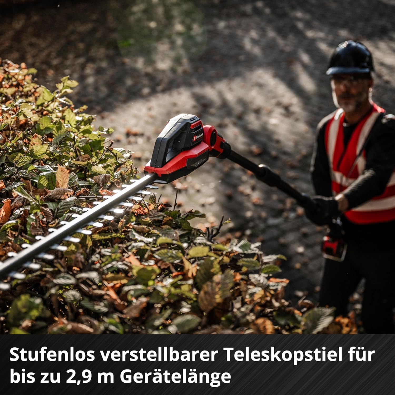 Akku Teleskop Heckenschere 18V 50 cm Schnittlänge 25 mm Zahnabstand GP-HH 18/50 Li T BL