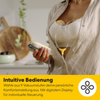Elektrische Doppelmilchpumpe Freestyle Hands Free App Verbindung tragbar 24 dB Akku betrieben inkl Auffangschalen