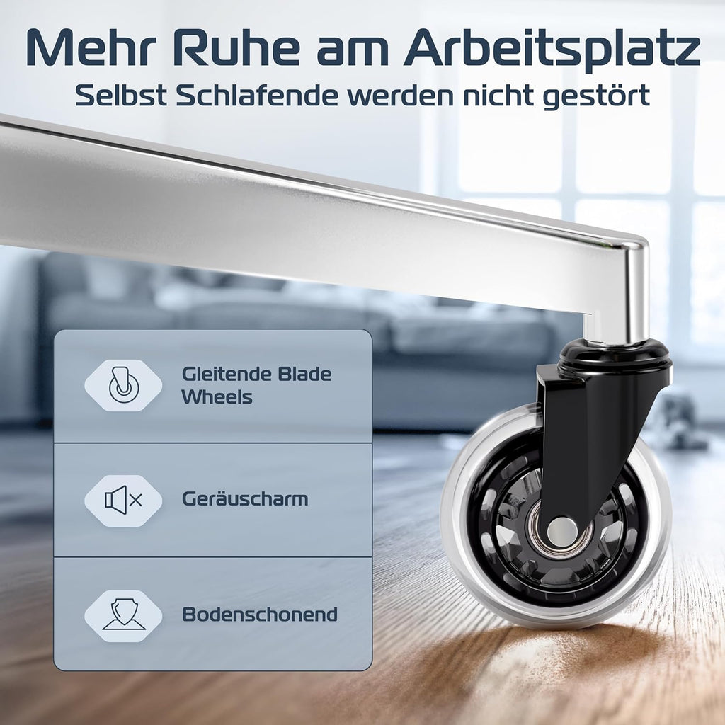 Ergonomischer Bürostuhl Drehstuhl CS BLK 150 kg 4D Armlehnen Lendenstütze Kopfstütze Mesh 65x70x130 cm