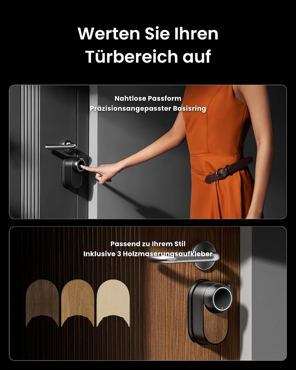 Smart Türschloss Lock Ultra mit Keypad Fingerabdruck WiFi Matter elektronischem Riegel und App Steuerung