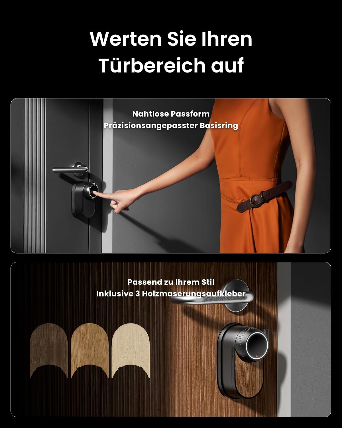 Smart Türschloss Lock Ultra mit Keypad Fingerabdruck WiFi Matter elektronischem Riegel und App Steuerung