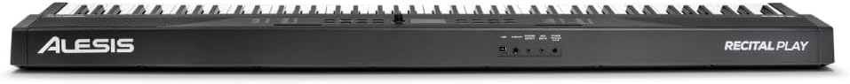 Digitalpiano 88 Tasten RECITALPLAY mit 480 Sounds USB MIDI Ständer Pedal Kopfhörer und Tasche