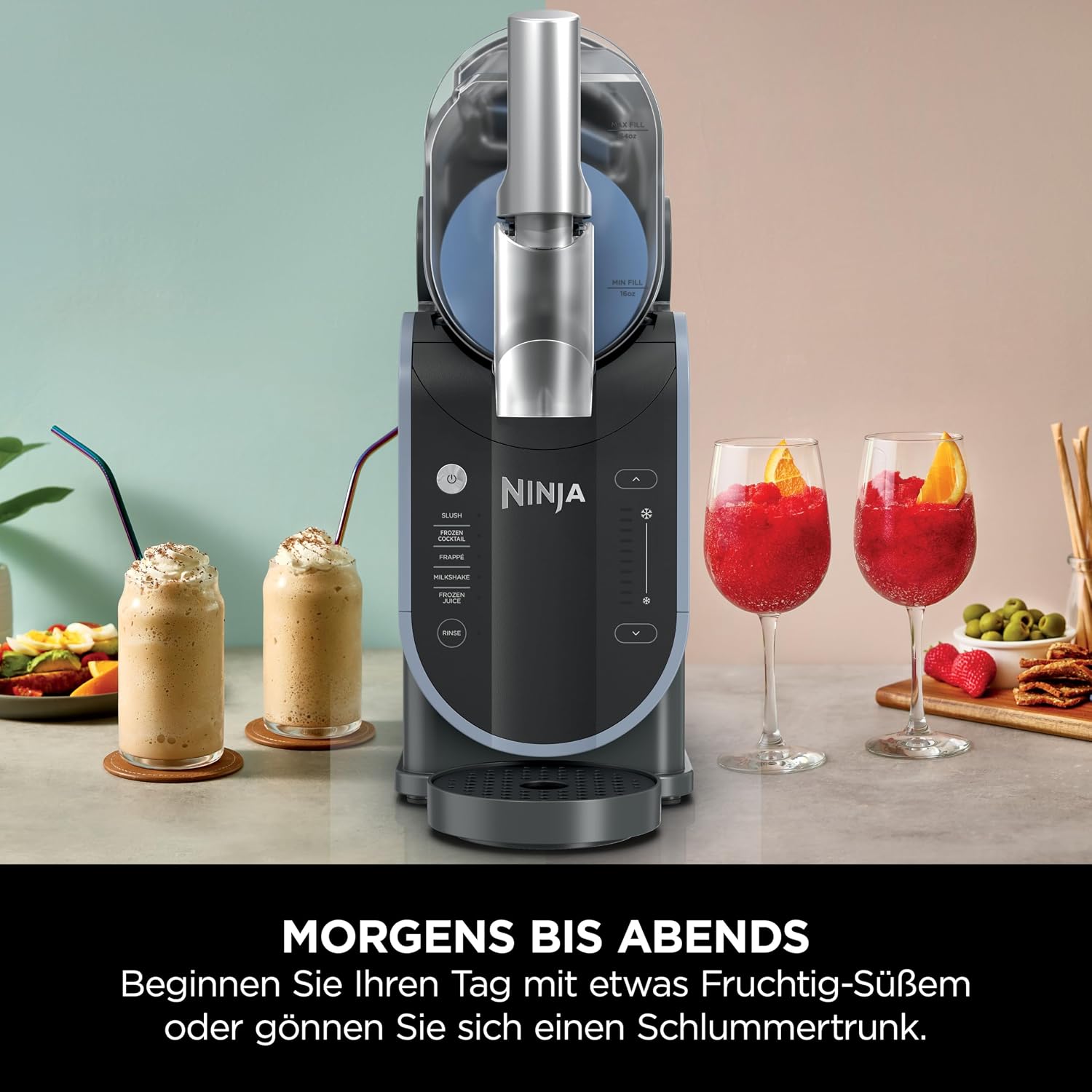 Slush Eisgetränke Maschine 1,9 L FS301EU für Slush Frappé Milchshake Frozen Juice automatische Zubereitung
