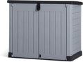 Mülltonnenbox Store It Out Pro 1200L 145.5x82x123cm wetterfest abschließbar Polypropylen für 2x 240L Mülltonnen
