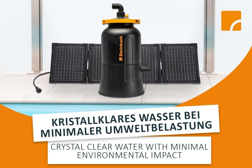 Pool Solarfilteranlage FXS38 040603 mit 4500 l/h Filterpumpe 80 W PV Panel und Filter Balls für Pools bis 19000 L