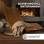 Sonnenliege klappbar Akazienholz 195x60 cm wetterfest 160 kg belastbar ergonomisch Gartenliege Relaxliege 2 Stück