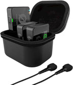 Kabelloses Mikrofon Set WIPRO 2,4 GHz mit 2 Sendern 2 Lavalier-Mikrofonen Timecode 32-Bit Float und Ladecase