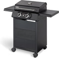 Elektrogrill eCRAVE 2 97116 2 Heizelemente 1300W 2-Zonen Grill Gussrost Grillwagen mit Stauraum Thermometer