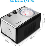 Eismaschine mit Kompressor 1,5 L MD 18387 selbstkühlend 150 W für Eiscreme Frozen Yoghurt Sorbet