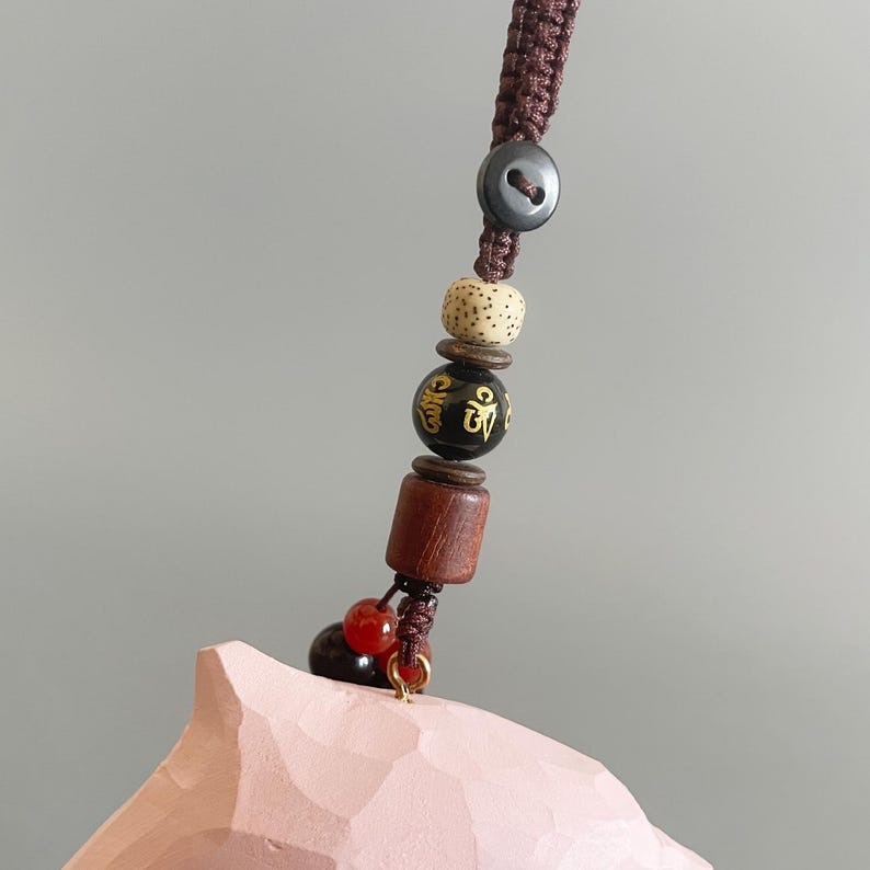 Handgeschnitzter Holzdelfin Schlüsselanhänger Lindenholz Taschenanhänger