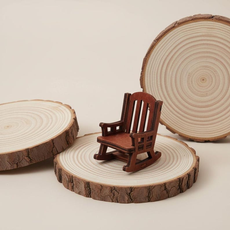 Handgeschnitzter Holz Hamster Figur mit Käse oder Samen, Miniatur Tier Skulptur, Maßstab 1:12, 4 cm, handbemalt
