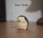 Miniatur Igel Figur Handgeschnitzt Resin Schreibtisch Dekoration Kawaii Ornament
