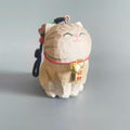 Handgeschnitzte große Katze aus Holz Schlüsselbund, handbemalte Figur, Taschenanhänger, Haustier Schlüsselbund, handgemachte Schmuckstücke