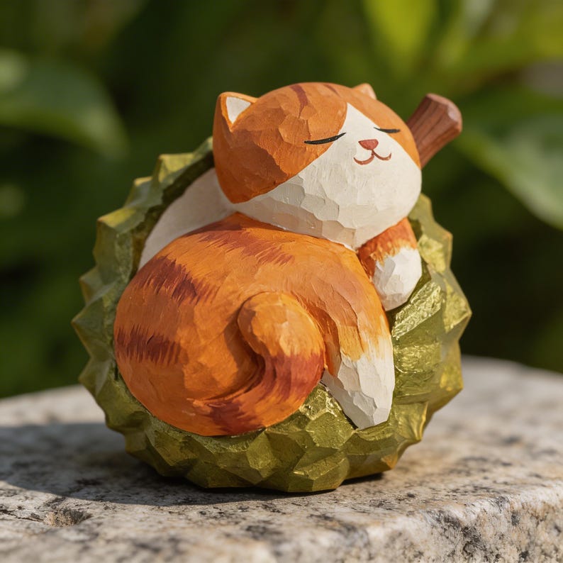 Schlafende rote Panda-Figur, handbemalte Tierstatue, kleine Regalverzierung, Walddekor für Tierliebhaber